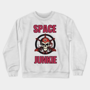 Space Junkie Pirate Logo Crewneck Sweatshirt